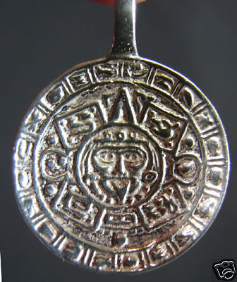 Vintage Mexico Sterling Silver Spoon, Aztec Calendar, Mexican  