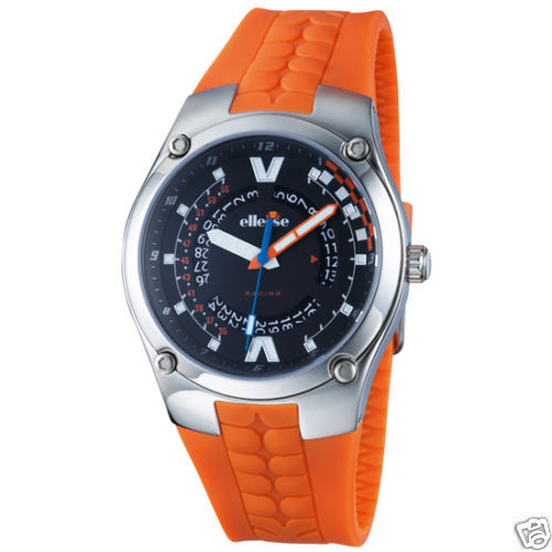 ellesse 42mm Sportivo 581 Sports Watch w/ Orange Strap  