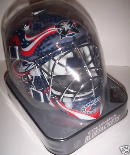 Columbus Blue Jackets Franklin Mini NHL Goalie Mask New