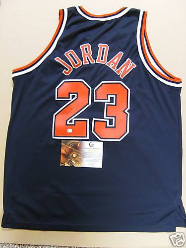 Michael Jordan Signed Basketball Jersey FULL SIGNATURE GAI Global COA 