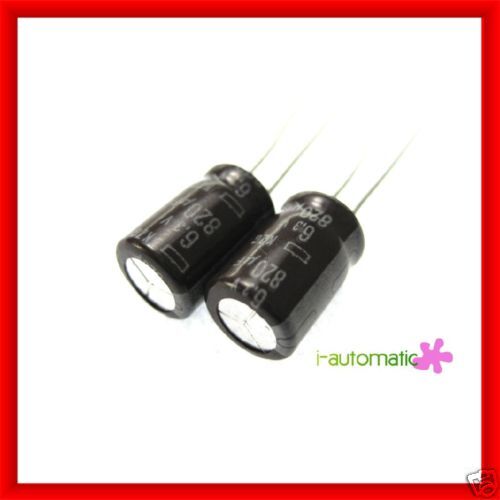 Nippon 6.3V 820uF KZG UltraESR Motherboard Capacitor 10  