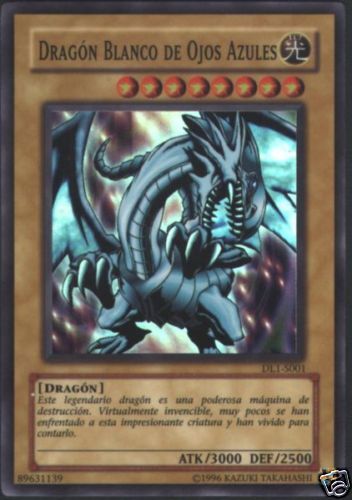 Yugioh Blue Eyes White Dragon+Dark Magician DL1 Hobby  