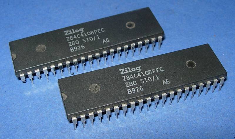 Z84C4108PEC ZILOG Z80 SIO/1 40 Pin DIP Vintage Rare  