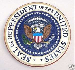 US President Presidential Seal Wood Plaque Podium | eBay