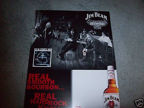 Lynyrd Skynyrd Jim Beam 30 Years Tour Poster 2003  