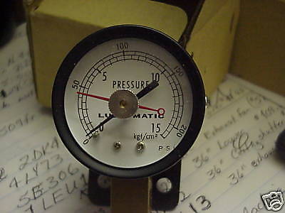 Lube brand 2 pressure gauge 0   15kg/cm2 (200 psi)  