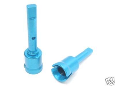 END JOINTS   BLUE Alloy for mainshaft Tamiya TT01 TT 01  