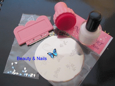 Nail Stamping Set XS   5 Teilig~~  