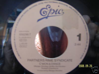 Partners Rime Syndicate – C´mon & dance / Come c`mon & dance beat Top 45
