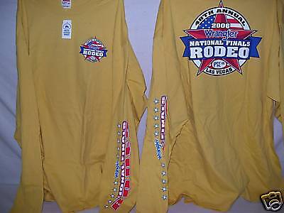 2006 NFR Red long sleeve Rodeo T shirt PBR PRCA Choice of Sizes NEW 