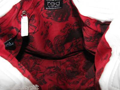 RED BY MARC ECKO WHITE DRESS REHERSAL SHOULDER BAG TOTE  